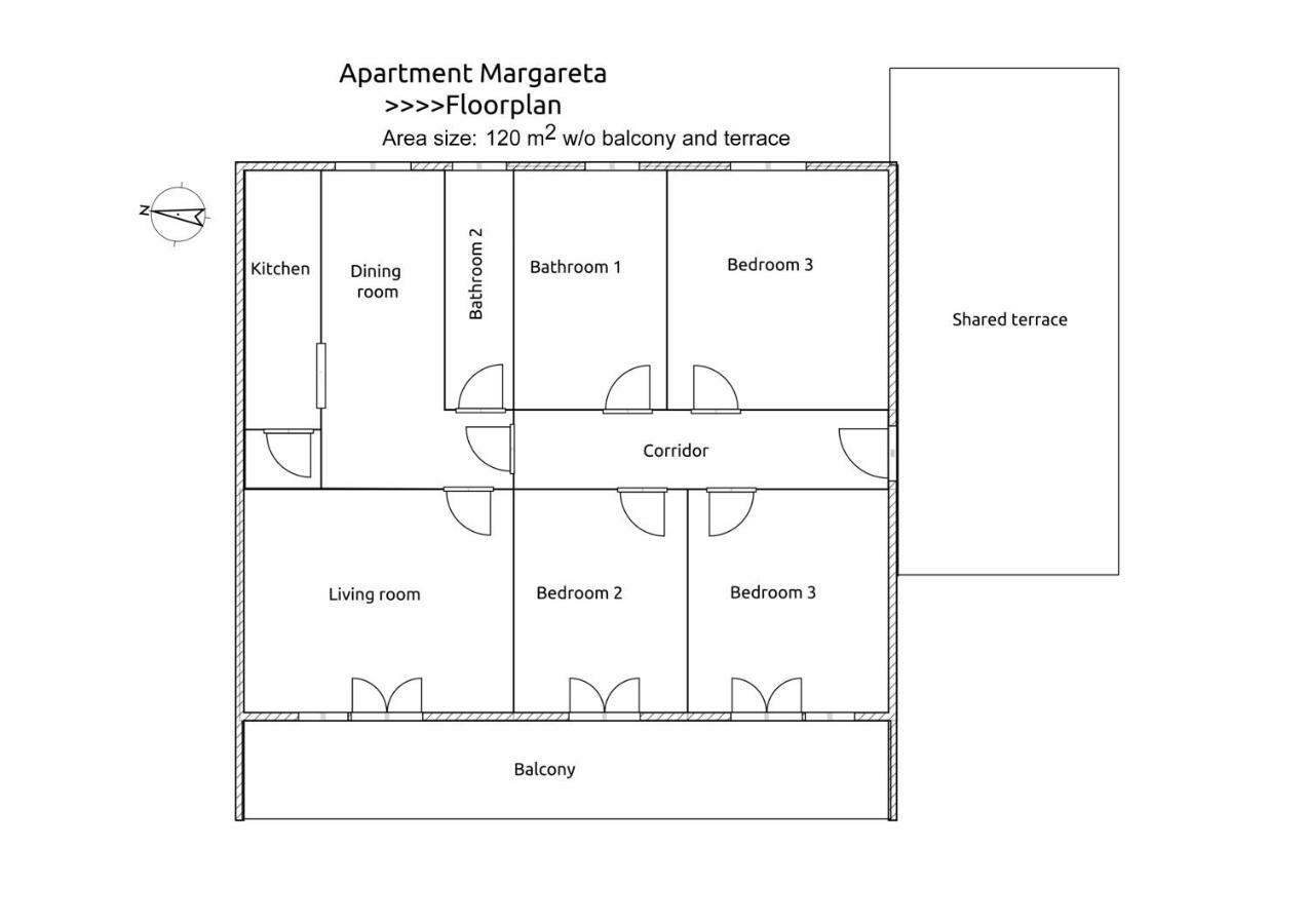 Apartments Margareta & Ena Malinska Buitenkant foto